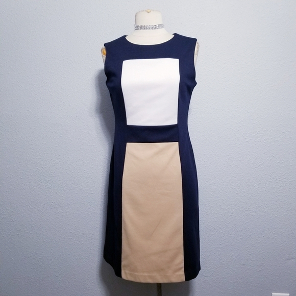 Ellen Tracy Dresses & Skirts - Ellen Tracy glam office business party color block dress 4